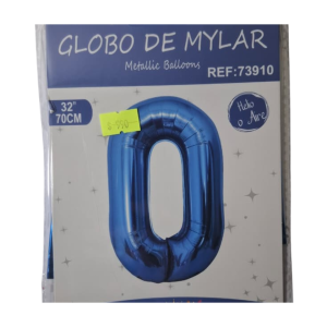 Globo foil azul cero (32 pulgadas)