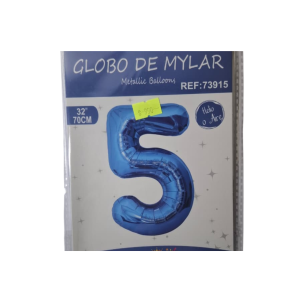 GLOBO FOIL 32 PULG AZUL 5 MP