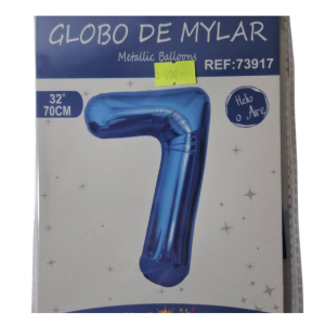 Globo foil azul 7 (32 pulgadas)