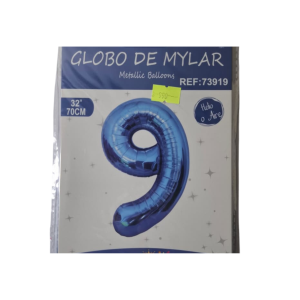 GLOBO FOIL 32 PULG AZUL 9 MP