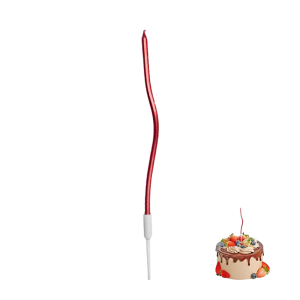 Vela onda roja (12 unidades)