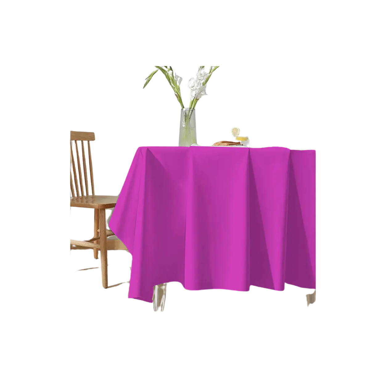Mantel metalizado fucsia (137x183 CM)