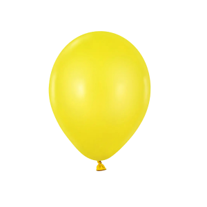Globo liso amarillo R12 (25 unidades)