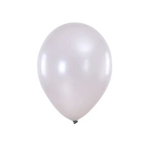 GLOBO METAL R12 PLATEADO 25 UNID MP