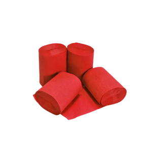 Festón rojo (4 unidades 6 CM)