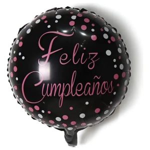 Globo foil FC dorado rosado (45 CM)