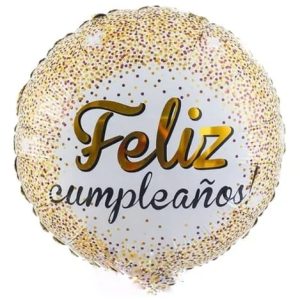 Globo foil FC dorado (45 CM)