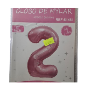 Globo foil rosado 2 (32 pulgadas)