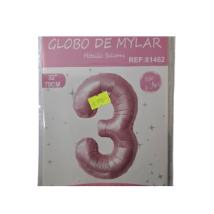 Globo foil rosado 3 (32 pulgadas)