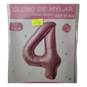 Globo foil rosado 4 (32 pulgadas)