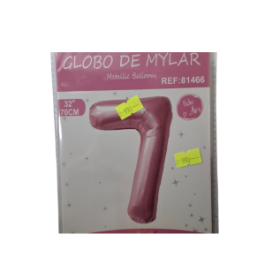 Globo foil rosado 7 (32 pulgadas)