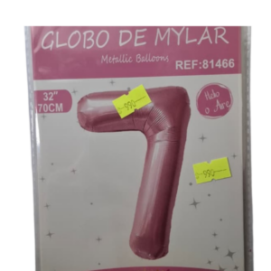 Globo foil rosado 7 (32 pulgadas)