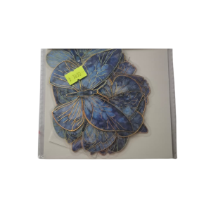 Adorno mariposa color brillo (10 unidades)