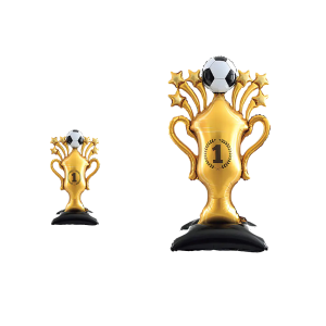 SET GLOBO COPA DORADA CAMPEON PEDESTAL 150CM MP