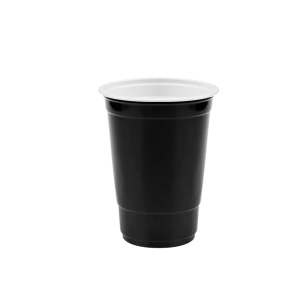 VASOS 300ML NEGRO 20 UNID MPA