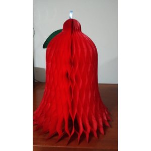 Adorno Copihue Rojo 24cm (aprox)