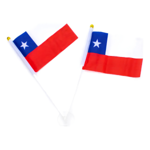Set bandera chupete chile 6x9 fe