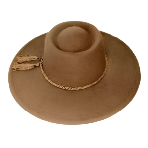 Sombrero huaso profesional cafe claro fe