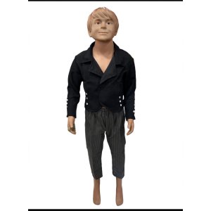 Traje Huaso salón chaqueta negra talla 6