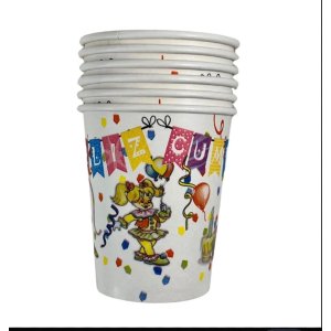 VASO POLIPAPEL RETRO 6 UNID  CORY