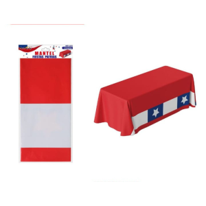MANTEL FIESTAS PATRIAS 137X183 BANDERA MP