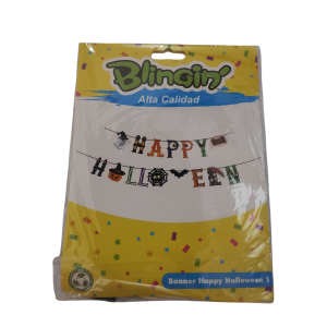 BANNER HAPPY HALLOWEEN BLINGIN