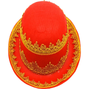 Gorro Caporal niña  rojo fe