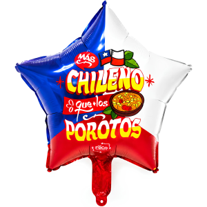 Globo Foil Guachaca  Porotos 50 unid