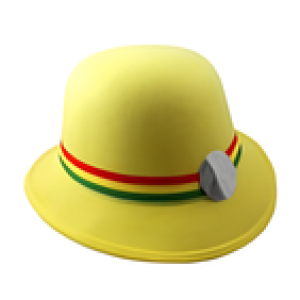 Gorro nortino mujer amarillo fe