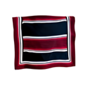 Disfraz Manta Negro Rojo 35x54cm fe