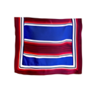 Disfraz Manta Azul Rojo 45x70cm fe