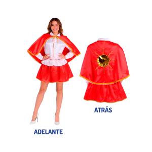 Disfraz Set Conjunto Tirana Mujer Talla M fe