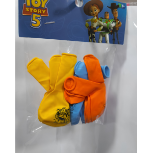 Globo Latex Impreso  Toy Story 12 unid bla