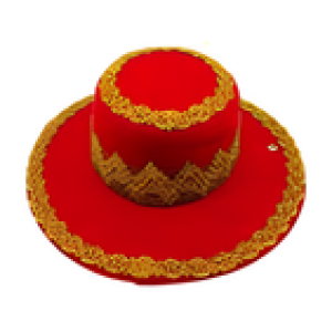 Gorro Caporal Hombre rojo fe