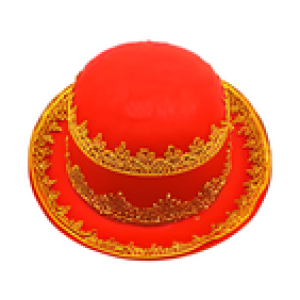Gorro Caporal mujer rojo fe