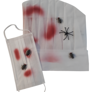 SET GORRO MASCARILLA HALLOWEEN BELINA