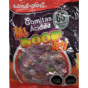 Dulce Gomitas Halloween 216 grs