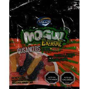 Dulce Gusanitos Acidos 90 grs arcor