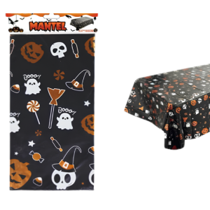 Mantel Halloween negro 137x183 mp